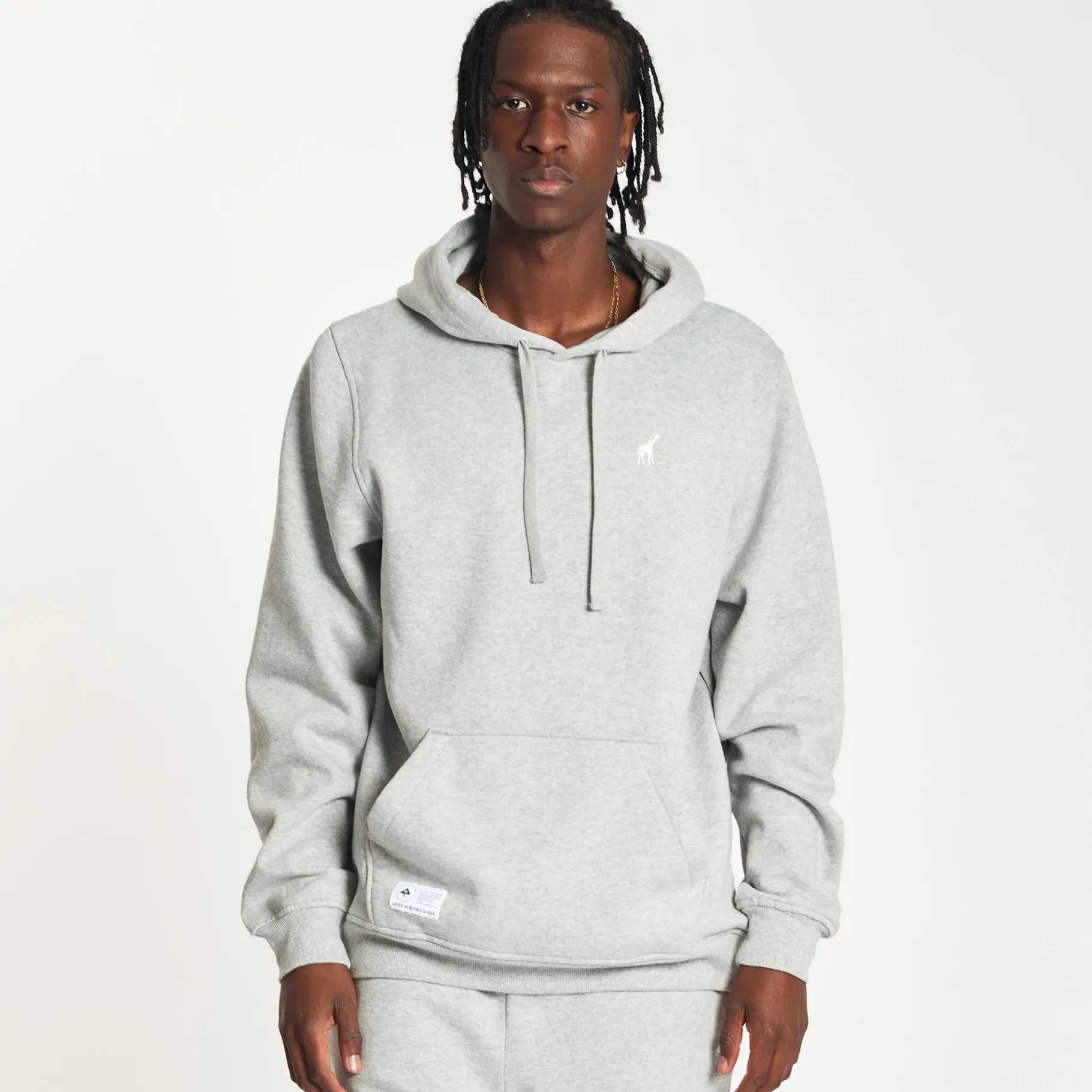 Hoodies & Sweats>LRG 47 Pullover Hoodie Heather Grey