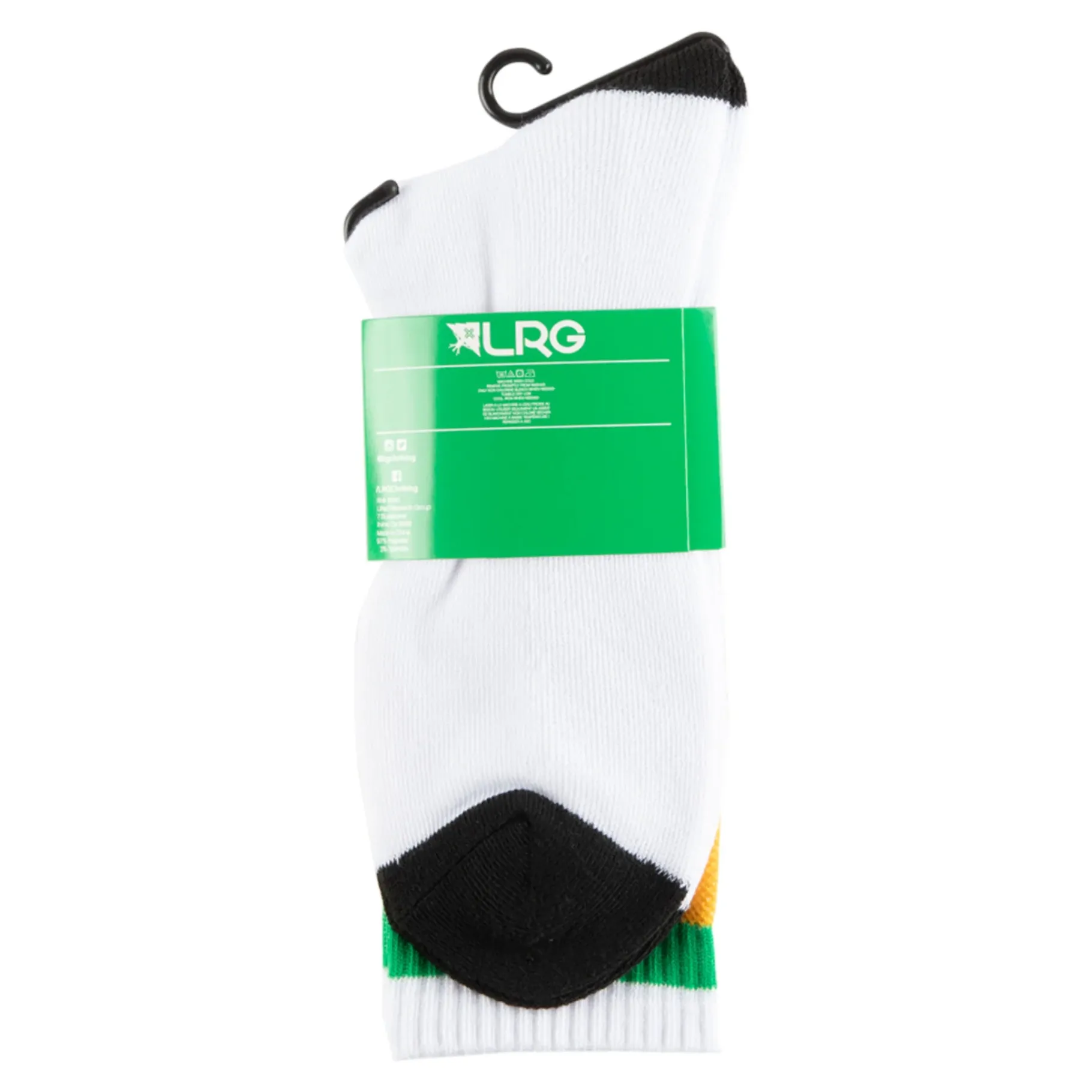 Socks>LRG All Trees Stripe Crew Socks White