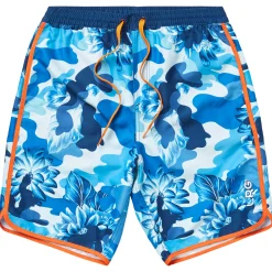Shorts>LRG Camo Tribe Hybrid Tech Shorts Blue Camo