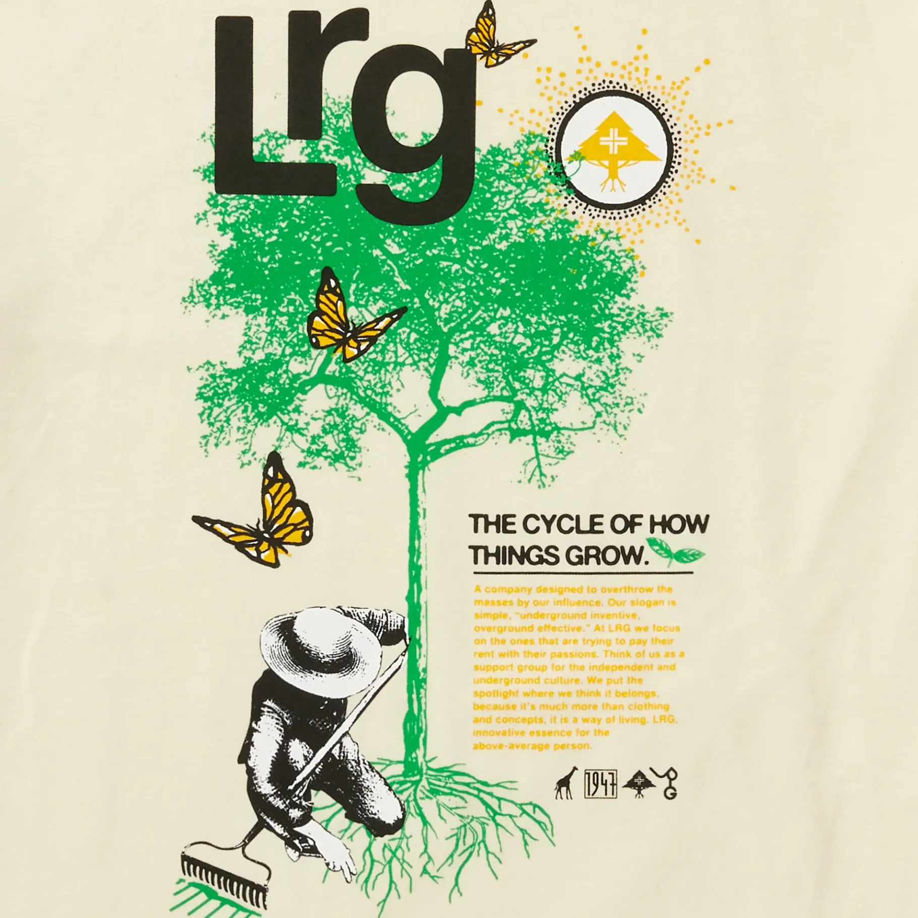 Tees>LRG Eco Reason For Trees Tee Natural