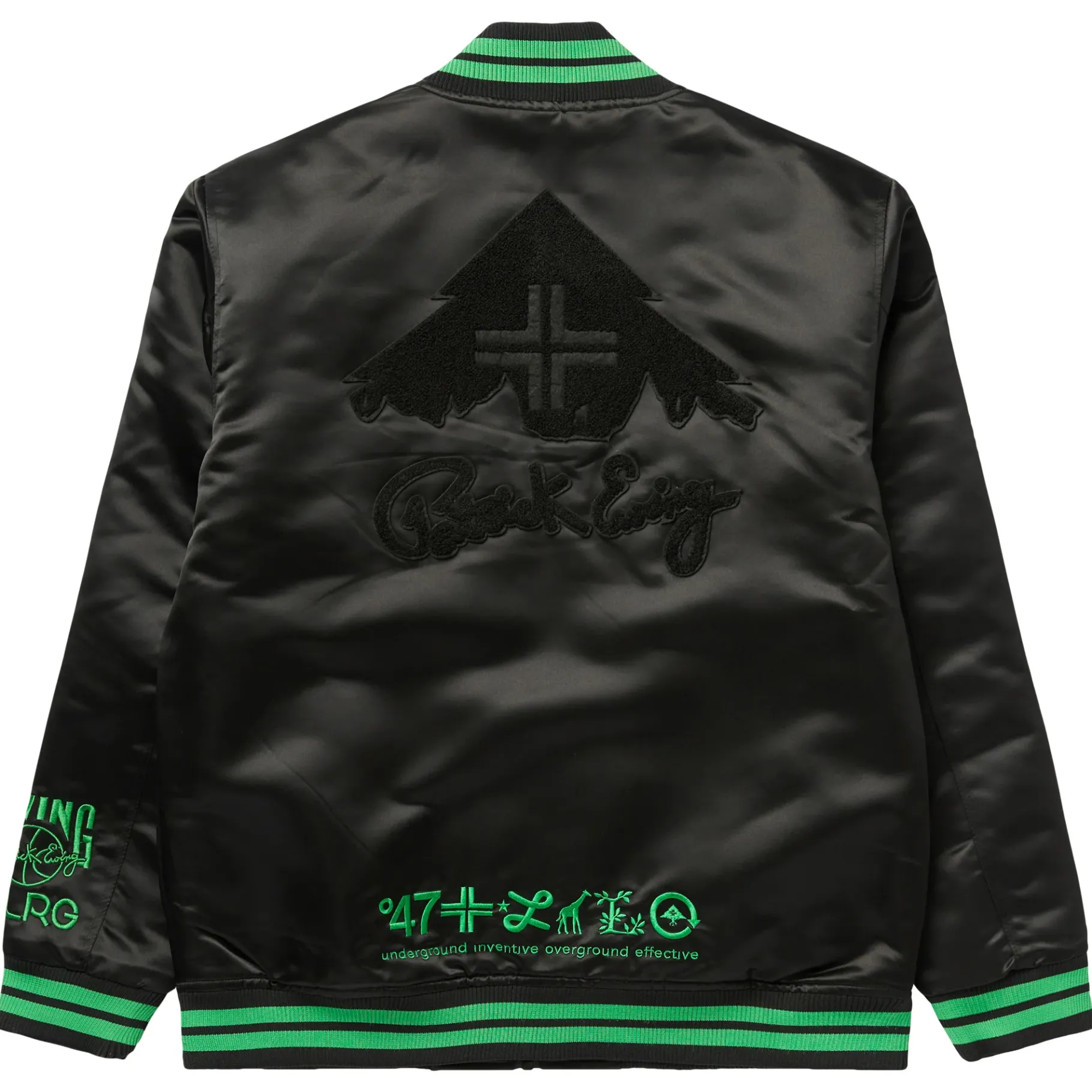 Outerwear>LRG Ewing Lifted Bomber Jacket Black