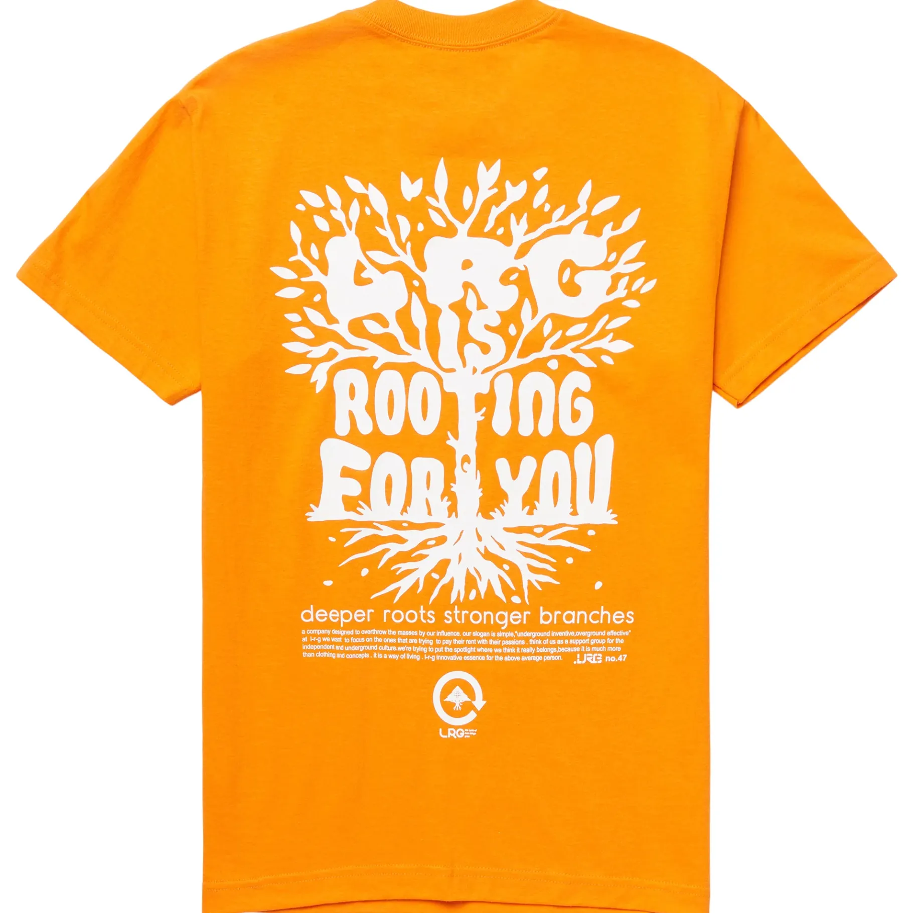 Tees>LRG Forever Rooting For You Tee Orange