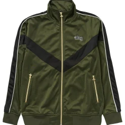 Outerwear>LRG Fresh Deep Track Jacket Dark Green