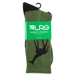 Socks>LRG Giraffe Crew Socks Olive