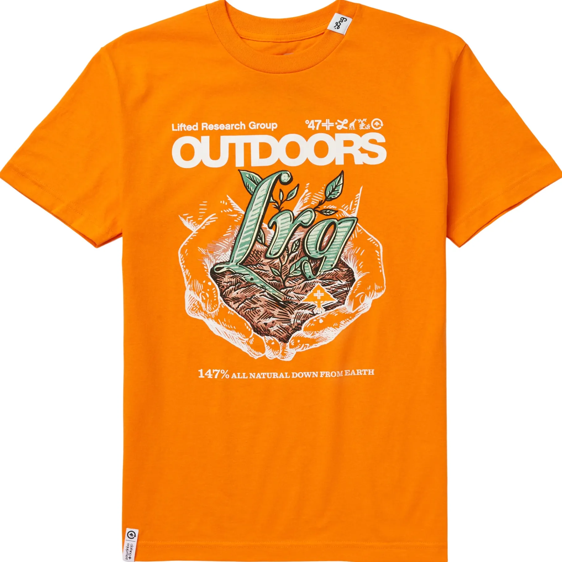 Tees>LRG Handle With Care Tee Orange