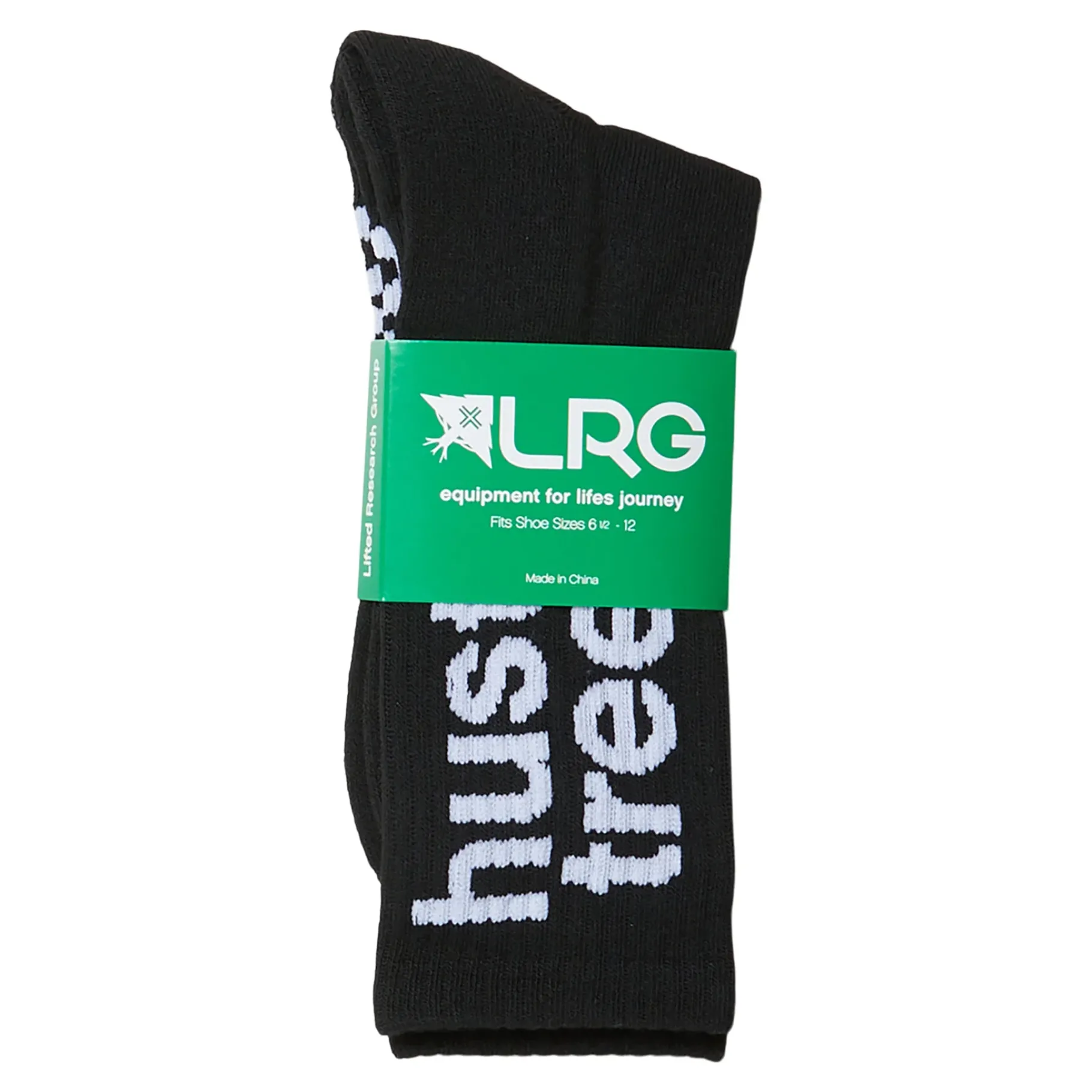 Socks>LRG Hustle Trees Crew Socks Black
