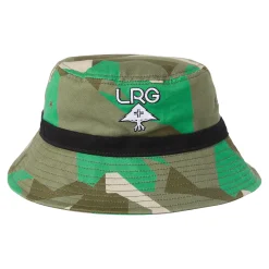 Hats>LRG Lifted Geo Bucket Hat Green Camo