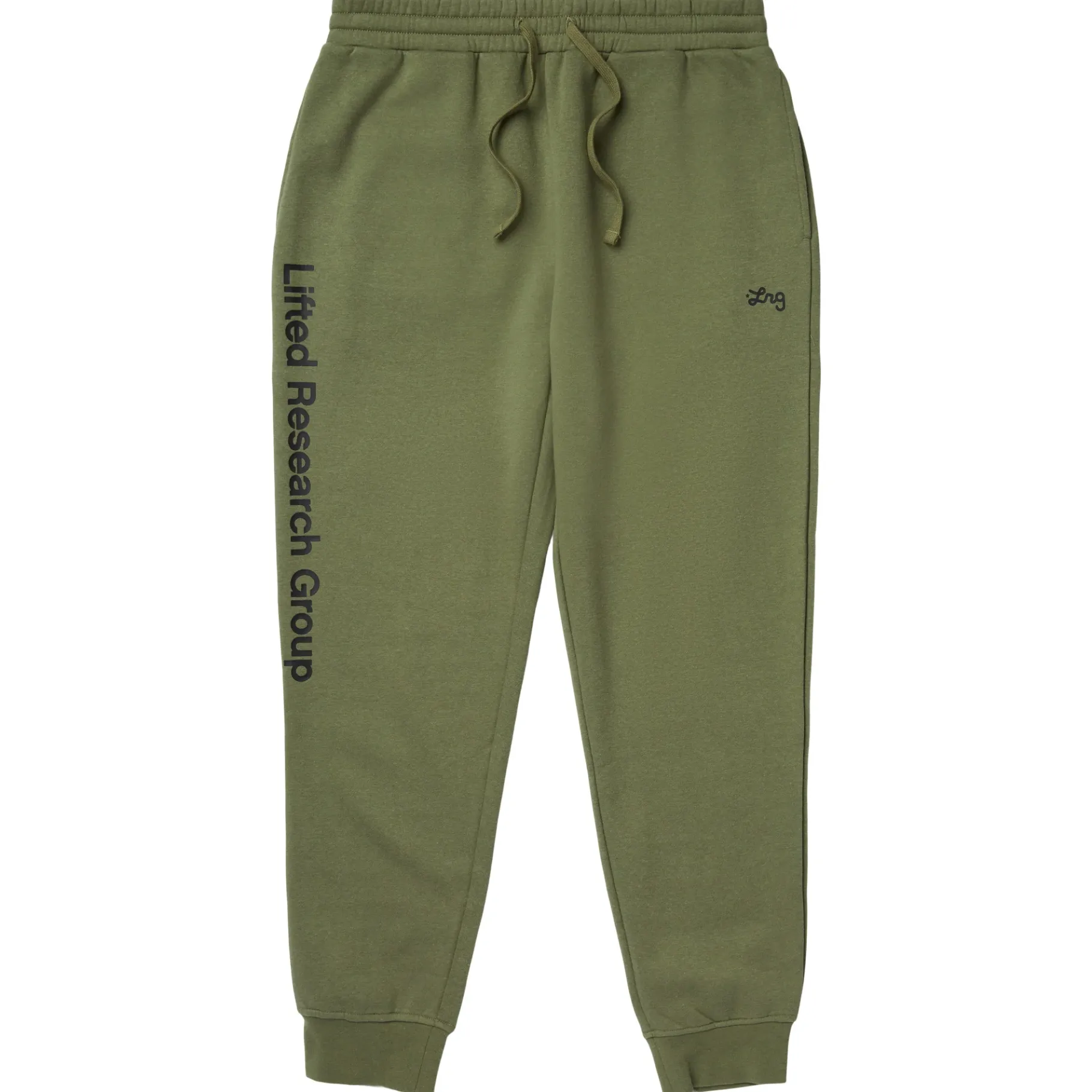 Hoodies & Sweats>LRG Lifted Script Jogger Sweatpants Olive