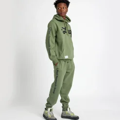 Hoodies & Sweats>LRG Lifted Script Jogger Sweatpants Olive