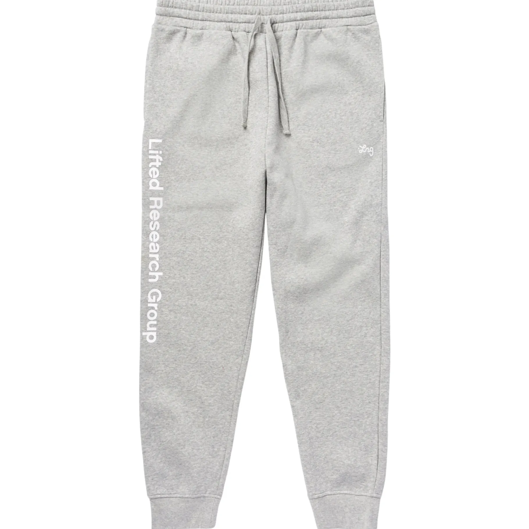 Pants>LRG Lifted Script Jogger Sweatpants Heather Grey