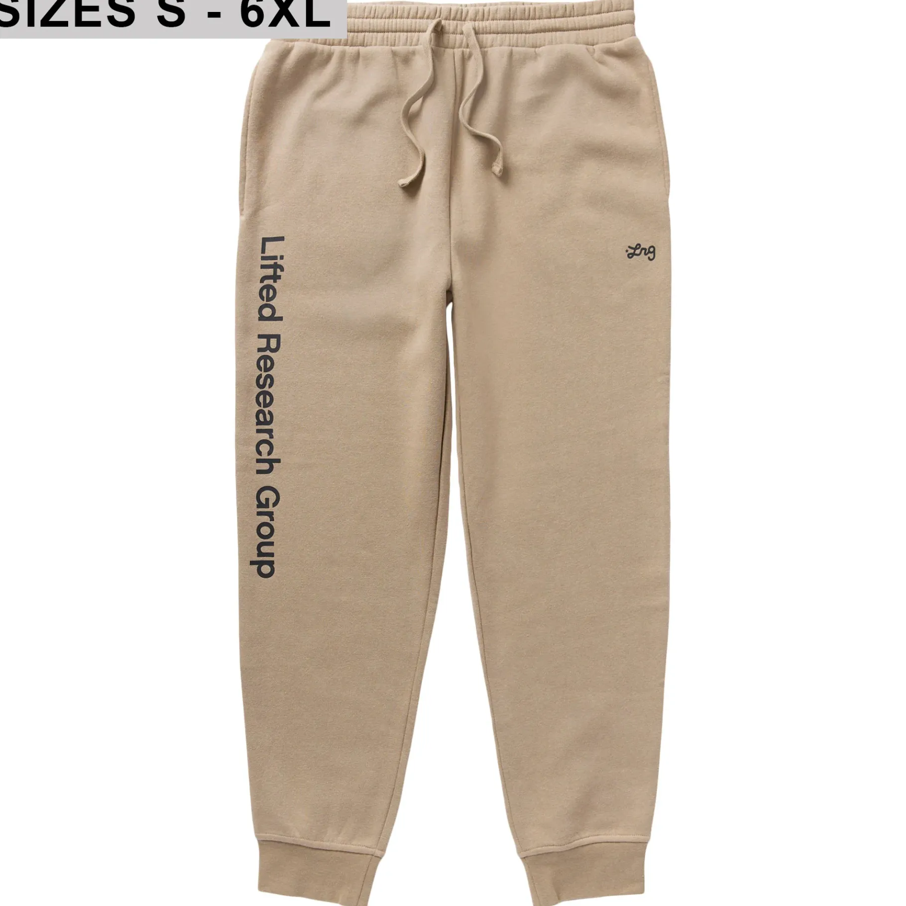 Hoodies & Sweats>LRG Lifted Script Jogger Sweatpants Khaki