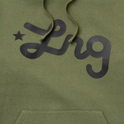 Hoodies & Sweats>LRG Lifted Script Pullover Hoodie Olivine