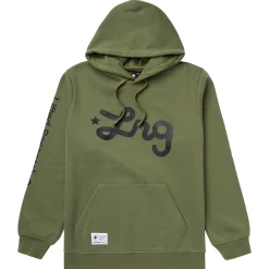 Hoodies & Sweats>LRG Lifted Script Pullover Hoodie Olive