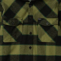 Tops>LRG Only One Buffalo Flannel Shirt Olive