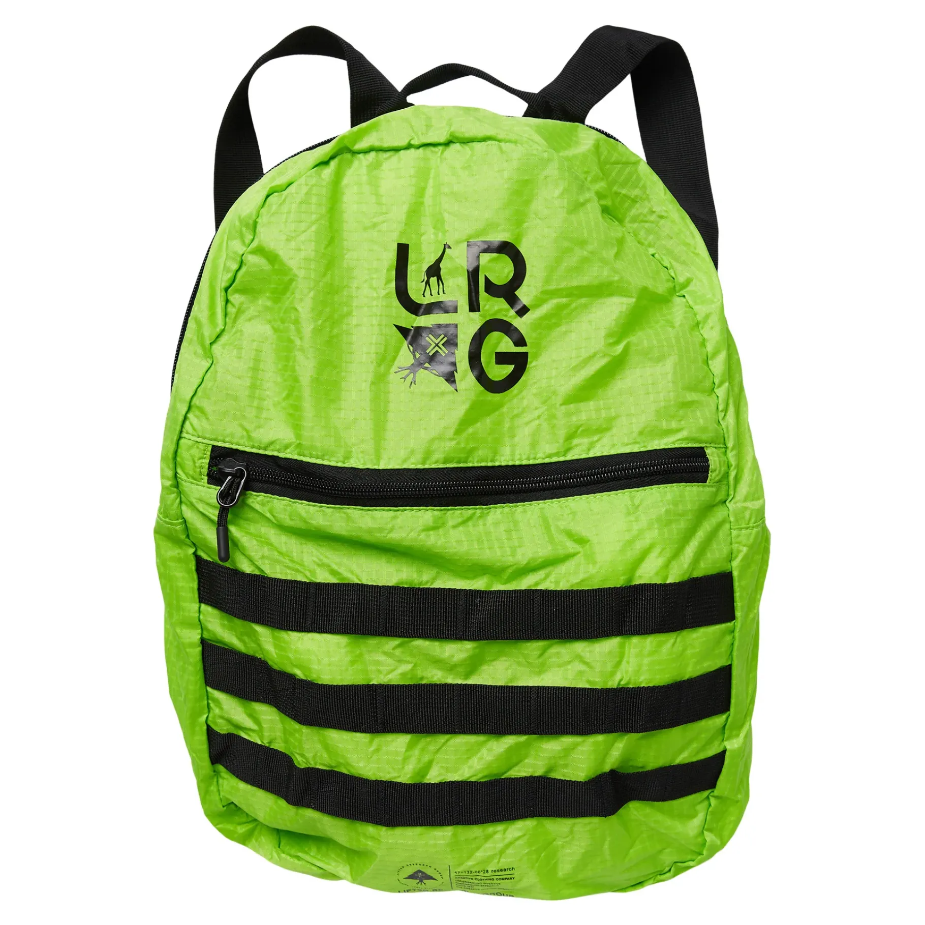 Bags>LRG Packable Backpack Neon Green