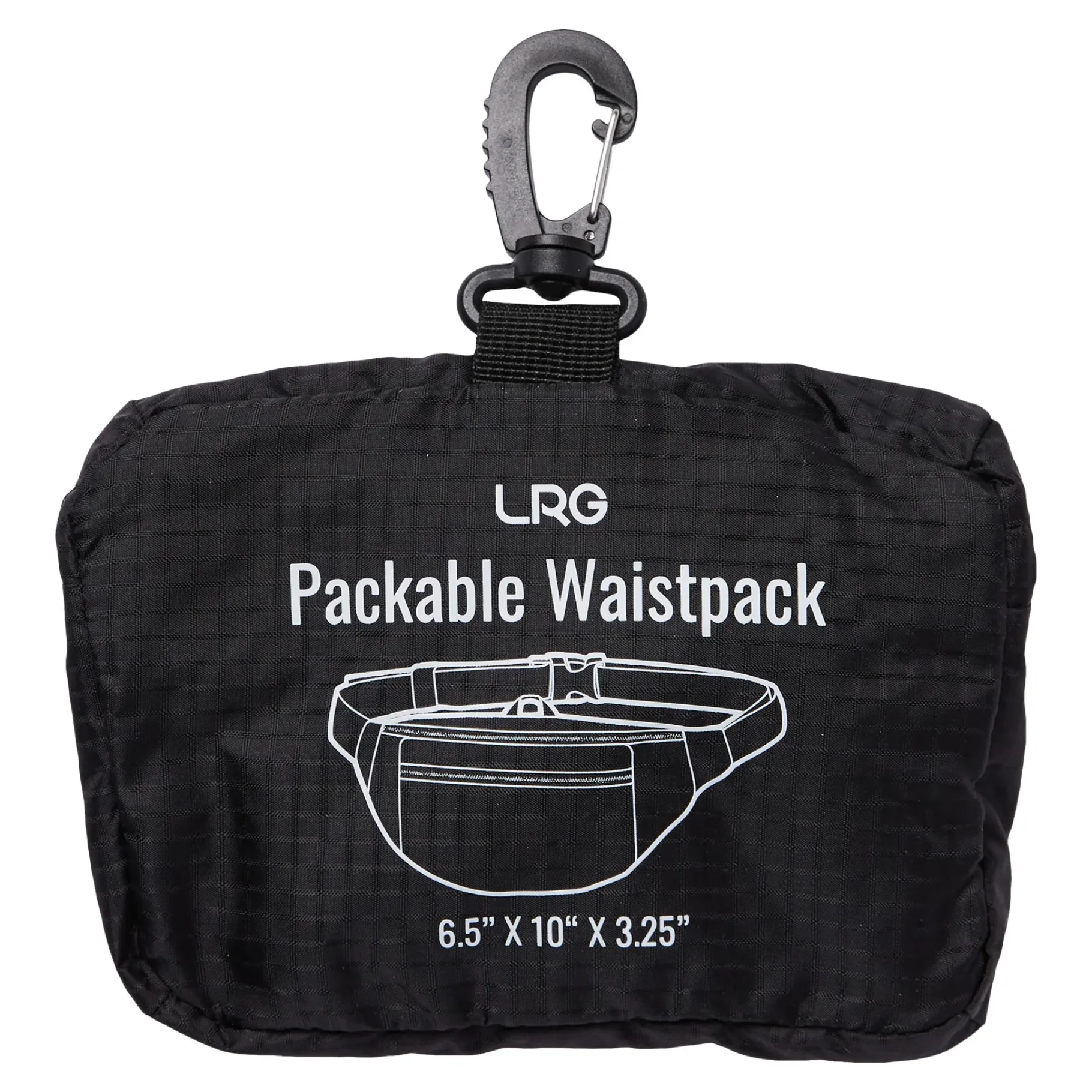 Bags>LRG Packable Waistpack Black