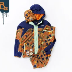 Outerwear>LRG Panda Roots Camo Track Pants Brown
