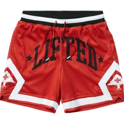 Shorts>LRG Resolutionary Lifted Mesh Shorts Red