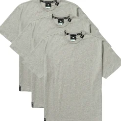Tops>LRG Rooting Deeply Knit Tees 3 Pack Heather Grey