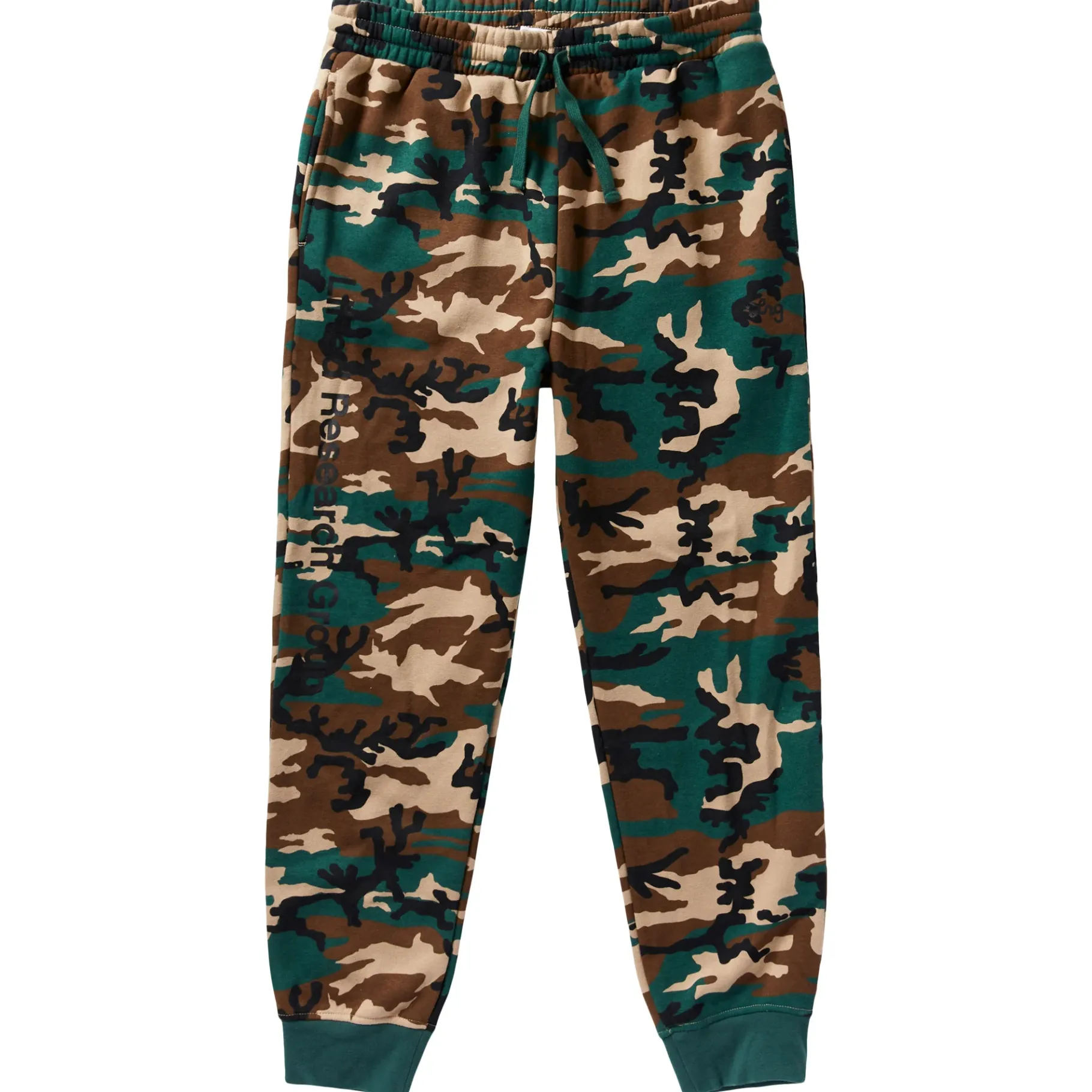 Pants>LRG Roots Script Jogger Sweatpants Green Camo