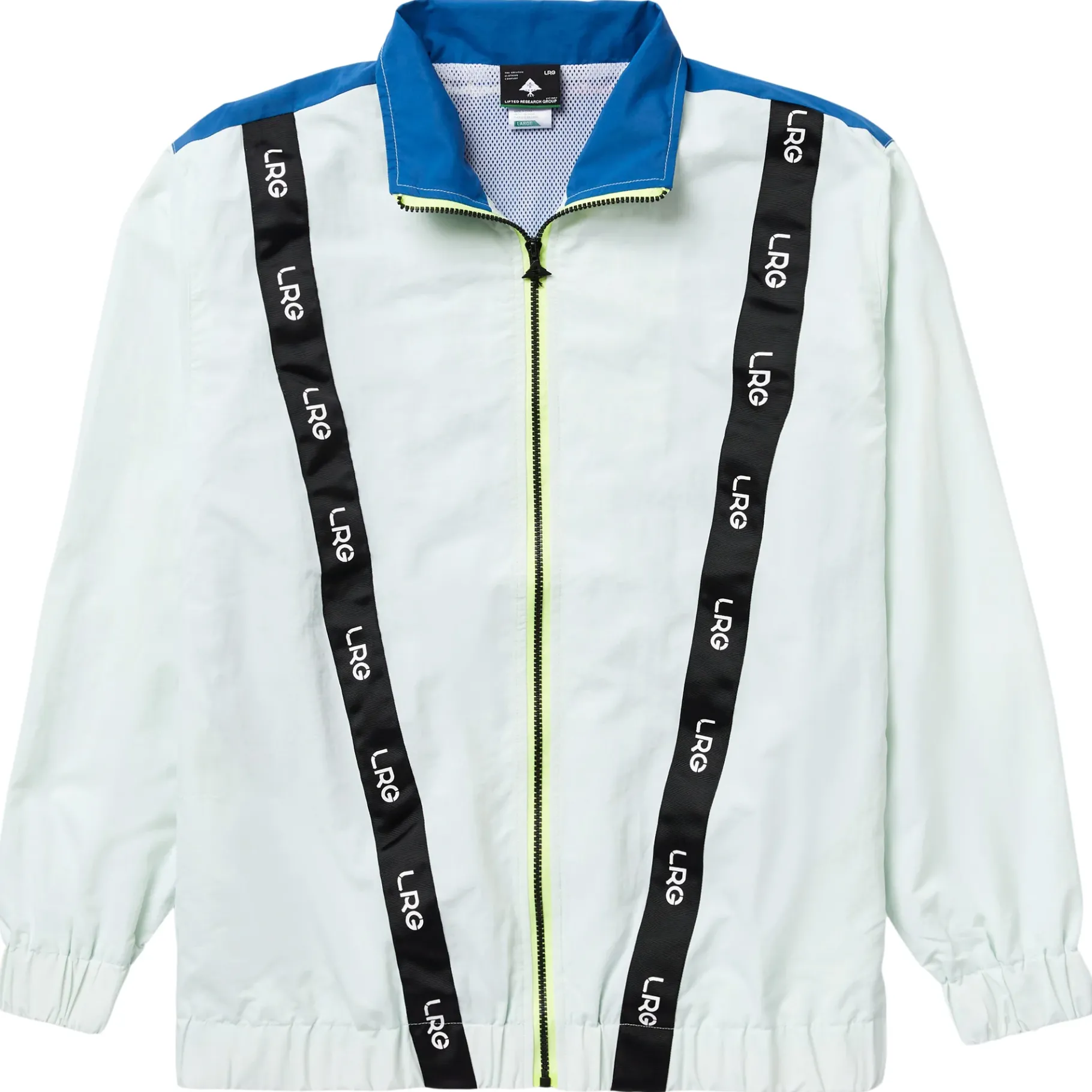 Outerwear>LRG Showcase Track Jacket Blue