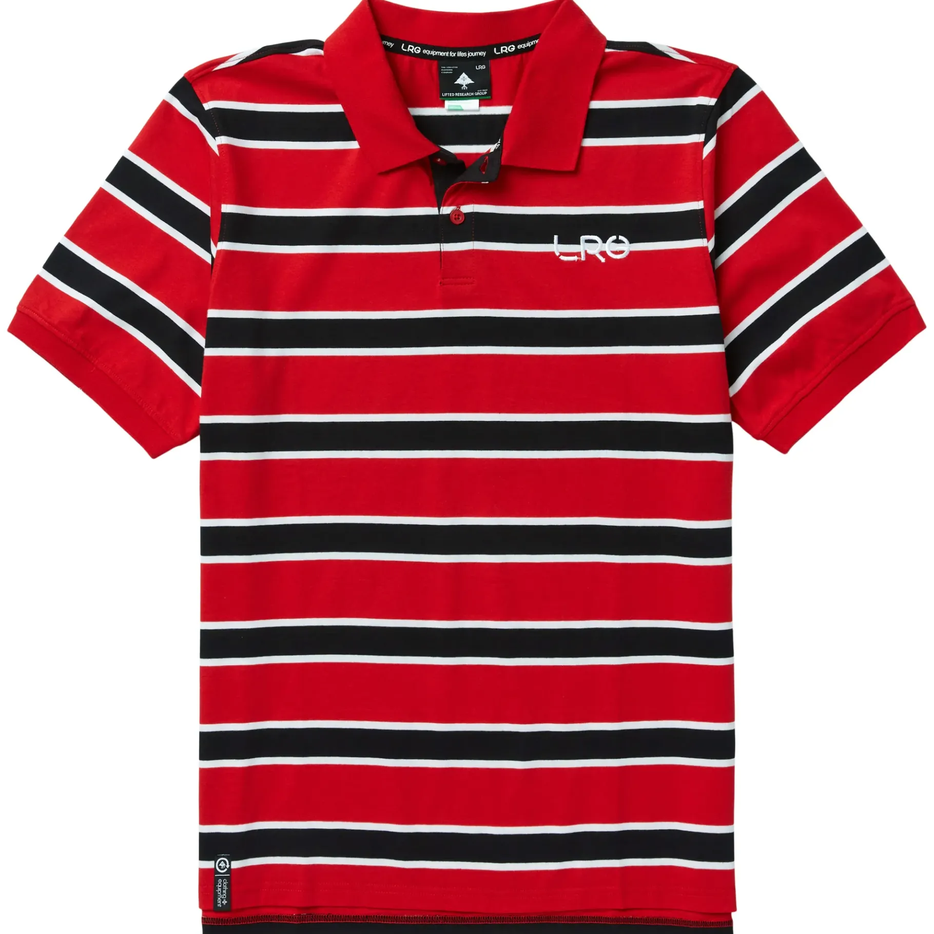 Tops>LRG Squad Polo Shirt Red