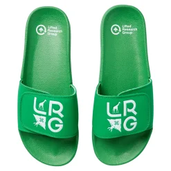 Slides>LRG Stacked Logo Slide Sandals Green