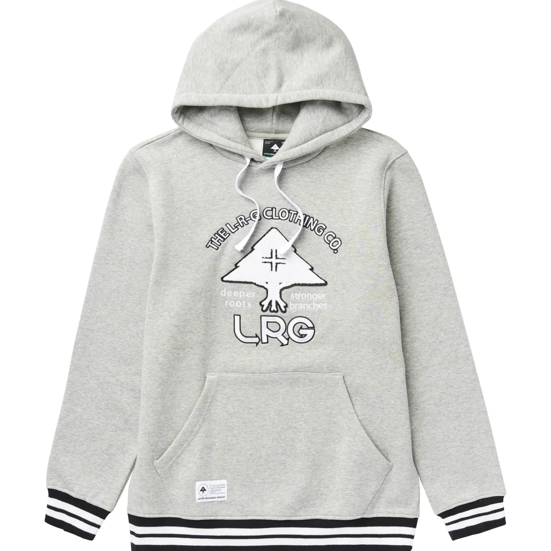 Hoodies & Sweats>LRG Stronger L Branches Pullover Hoodie Grey Heather