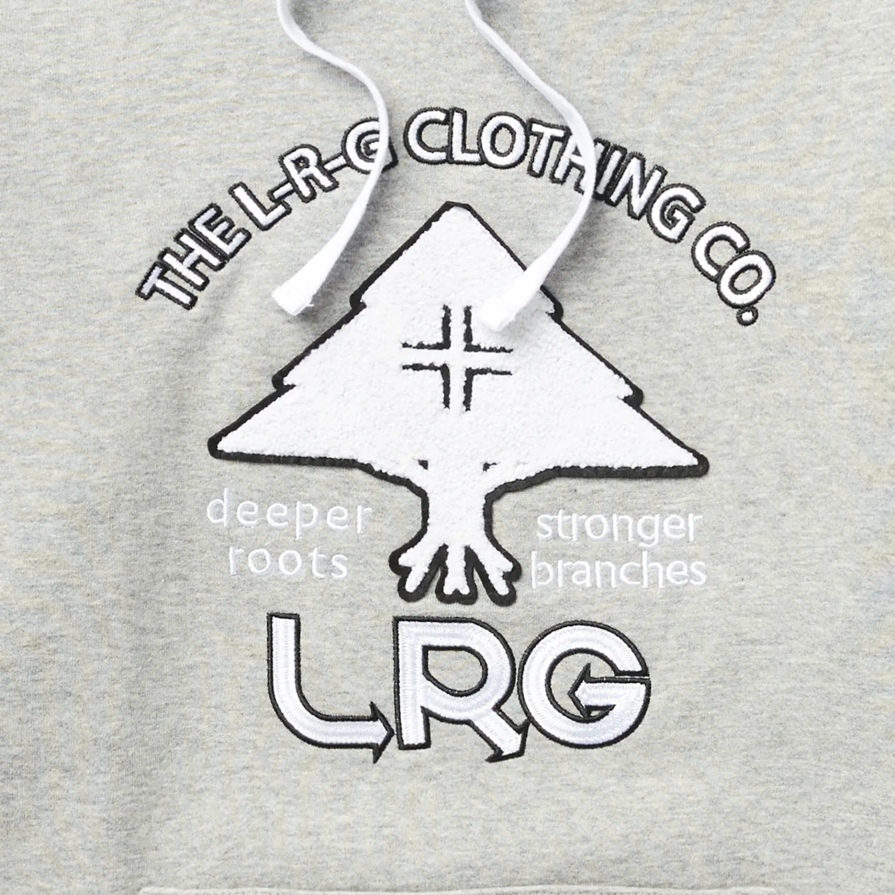 Hoodies & Sweats>LRG Stronger L Branches Pullover Hoodie Grey Heather