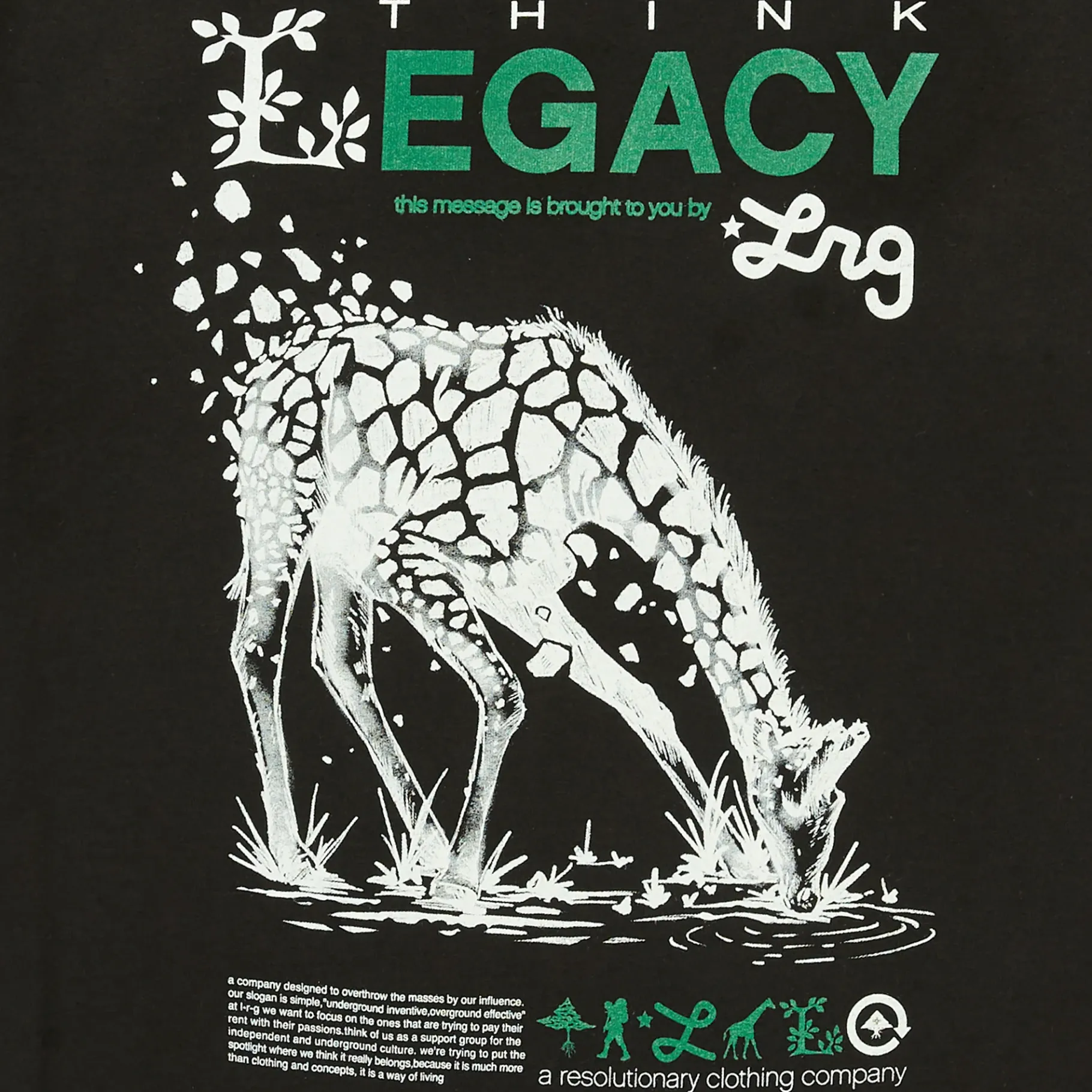 Tees>LRG Think Legacy Tee Black