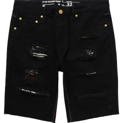 Shorts>LRG Tropic Roots Denim Shorts Black