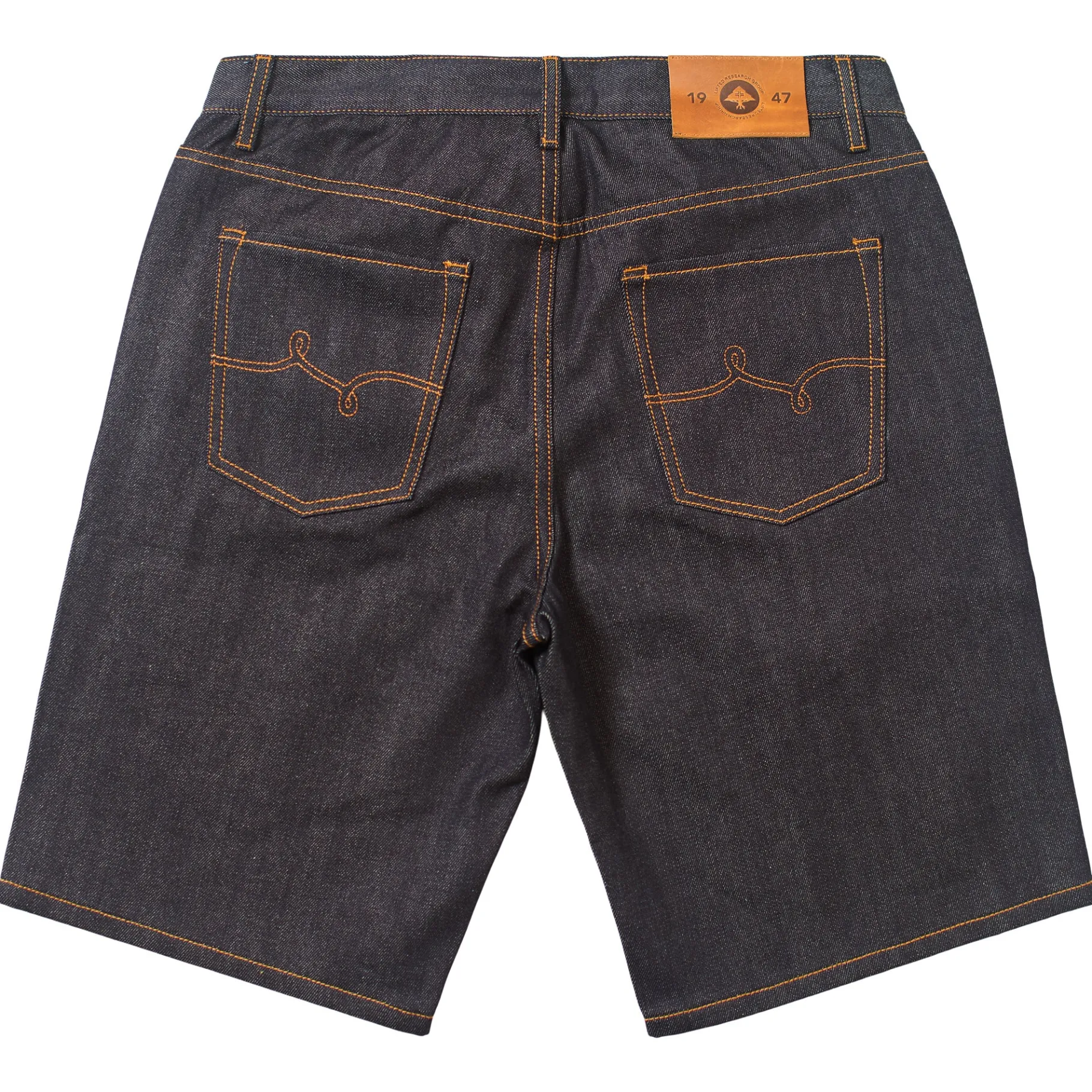 Shorts>LRG True Straight Jean Shorts Raw Indigo