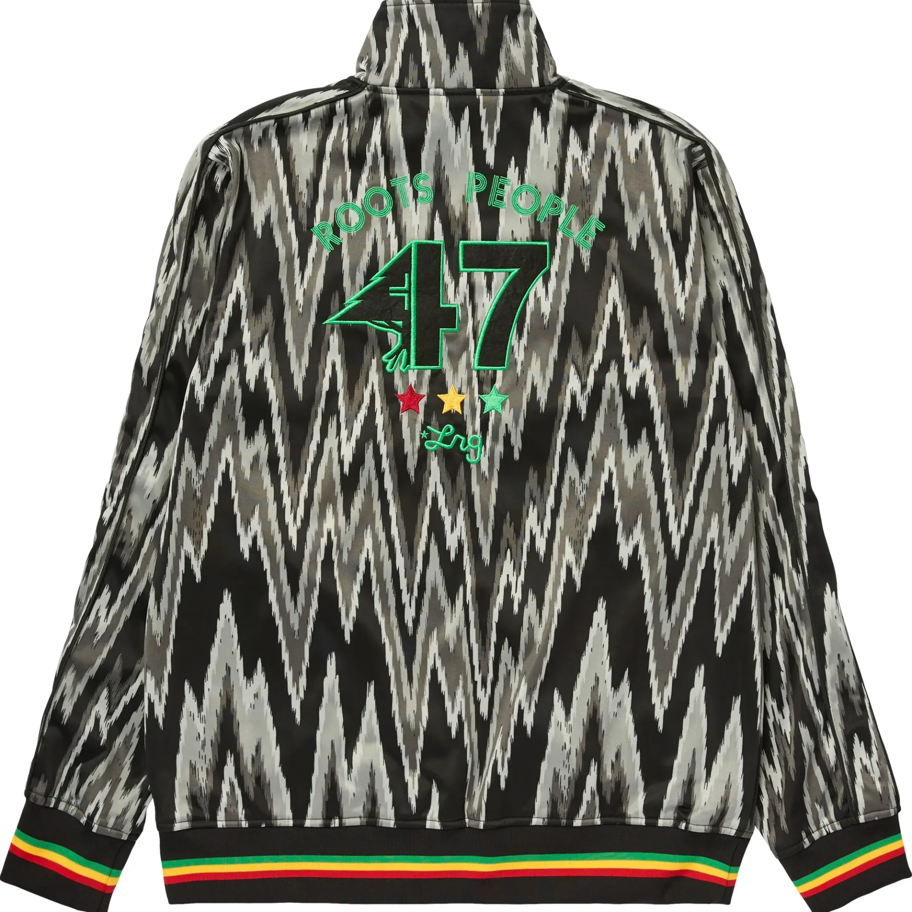 Outerwear>LRG Wildlife Roots Track Jacket Black